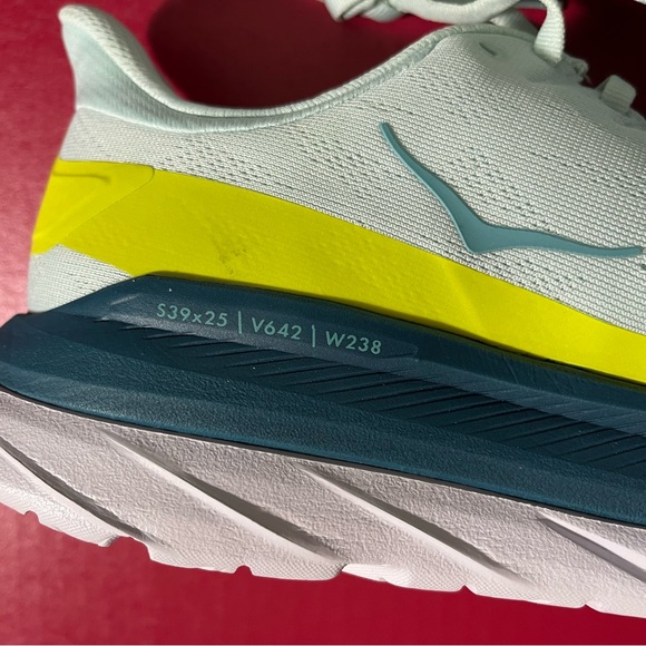 HOKA One One M Mach 4 Teal Green 10D Running Shoes F272211 Mens BGEPR - Picture 3 of 5